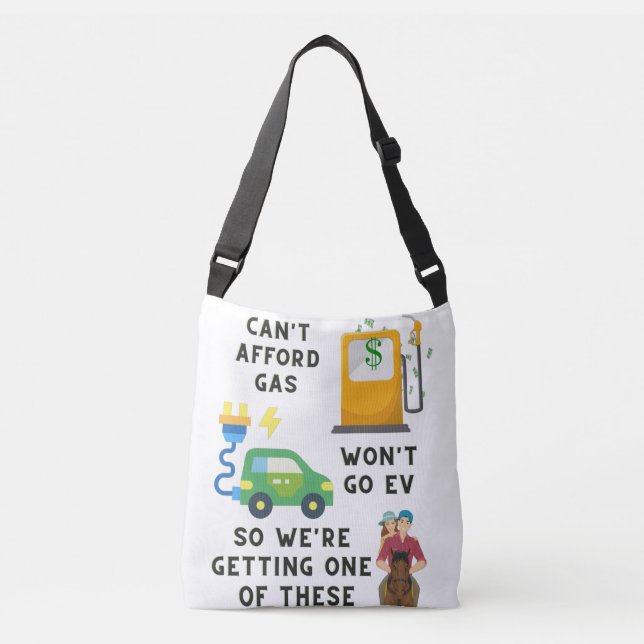 Sac Ajustable Ne peut pas se payer l'essence ou EV si acheter un (Devant)