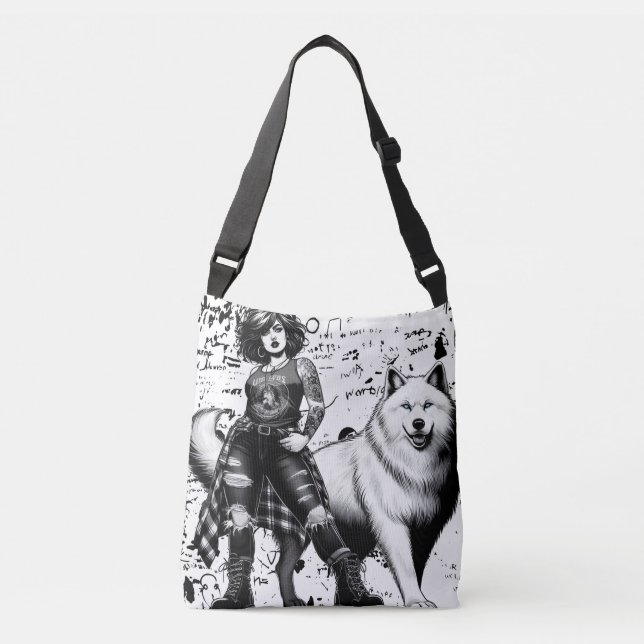 Sac Ajustable Né pour Être Sauvage, Styled à Slay. (Devant)