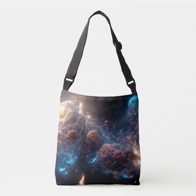 Sac Ajustable Nebula et galaxies dans l'espace (Devant)