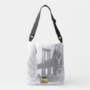 Sac Ajustable New York City Nyc Brooklyn Bridge Taxi jaune
