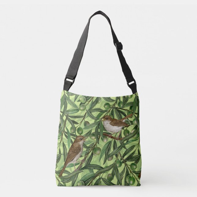 Sac Ajustable Nightingales dans l'olivier 2 (Devant)