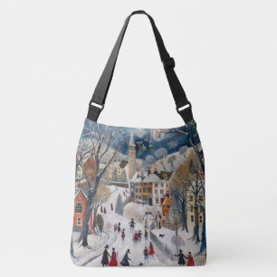 Sac Ajustable Noël à l'ancienne en petite ville