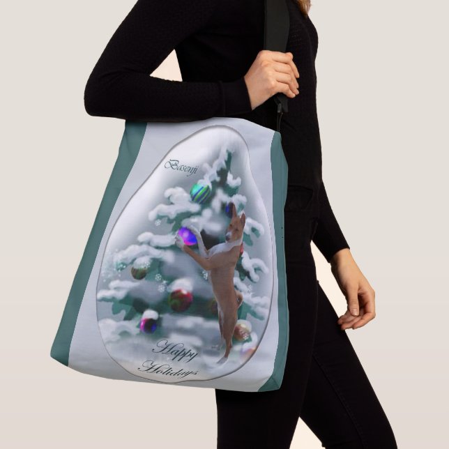 Sac Ajustable Noël Basenji (De près)