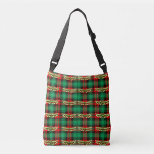 Sac Ajustable Noël Plaid Et Feuilles