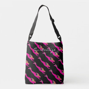 Sac Ajustable noir rose de sirènes de natation
