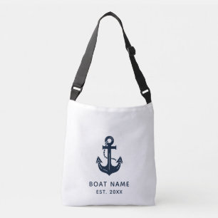 Sac Ajustable Nom de bateau ancre nautique