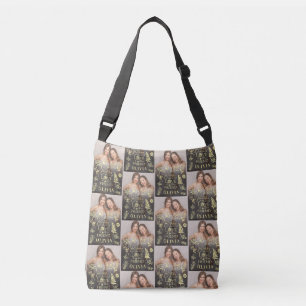 Sac Ajustable Nom élégant minimaliste Photo Anniversaire d'ami
