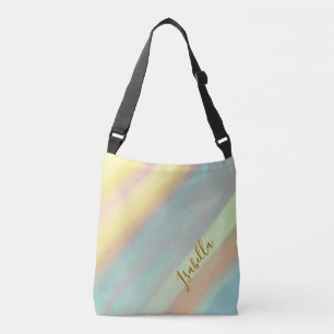 Sac Ajustable Nom personnalisé bleu vert côtier