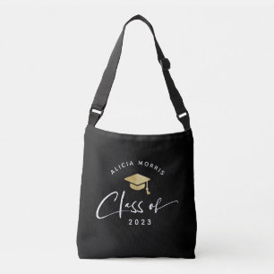 Sac Ajustable Nom personnalisé moderne Graduation Script tendan