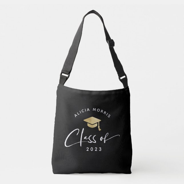 Sac Ajustable Nom personnalisé moderne Graduation Script tendanc (Devant)