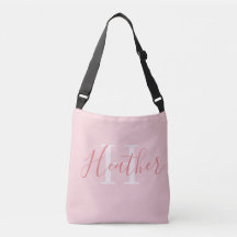 Nom rose féminin avec initiale