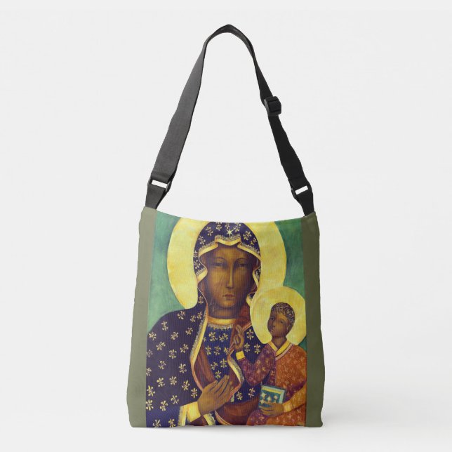 Sac Ajustable Notre dame de Czestochowa Black Madonna Icon Polog (Devant)