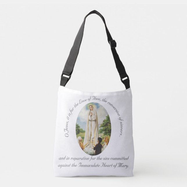 Sac Ajustable Notre-Dame de Fatima Personnalisé (Devant)