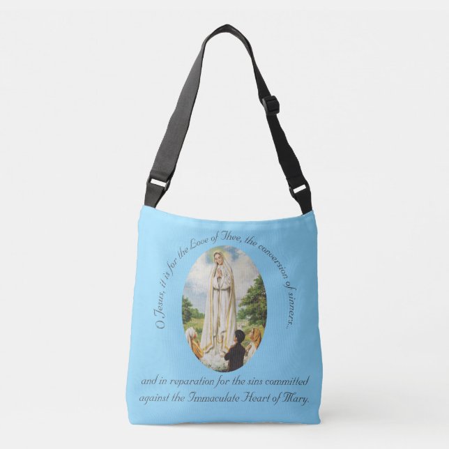 Sac Ajustable Notre-Dame de Fatima Personnalisée (Devant)