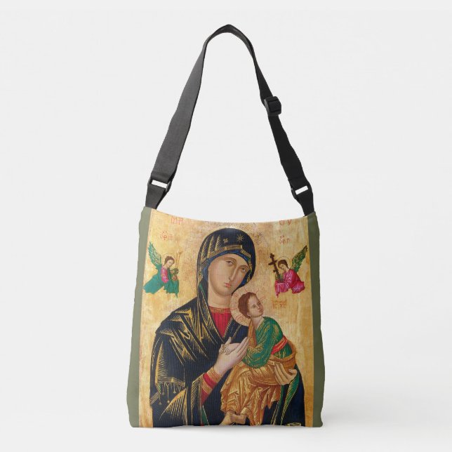 Sac Ajustable Notre-Dame du Perpétuel Secours Icône Vierge Marie (Devant)
