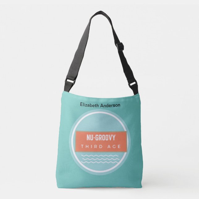 Sac Ajustable Nourgroovy de pêche turquoise troisième âge (Devant)