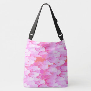 Sac Ajustable Nuages japonais, aurore, rose orchidée et corail