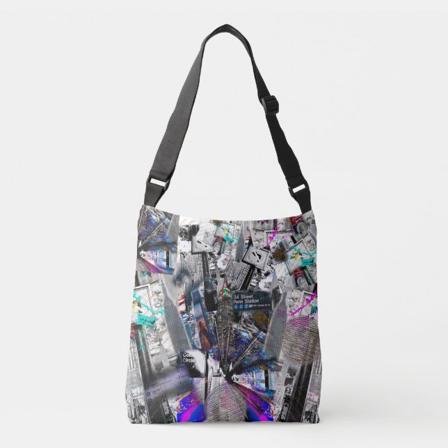 Sac Ajustable NYC New York City photos graffiti pop art (Devant)