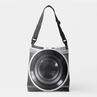 Sac Ajustable Objectifs d'appareil photo vintage noir et blanc g