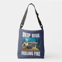 Océan Bleu Sentimental Art Mermaid Dauphin