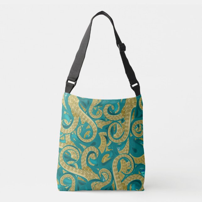 Sac Ajustable Octopus Crossbody Bag Modern Design (Devant)