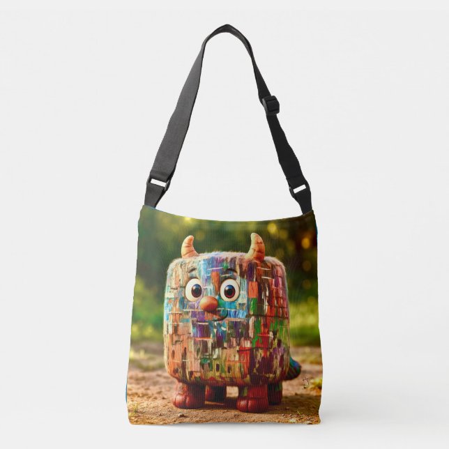 Sac Ajustable Odd Friends - Patchwork Cube Monster Poster (Devant)