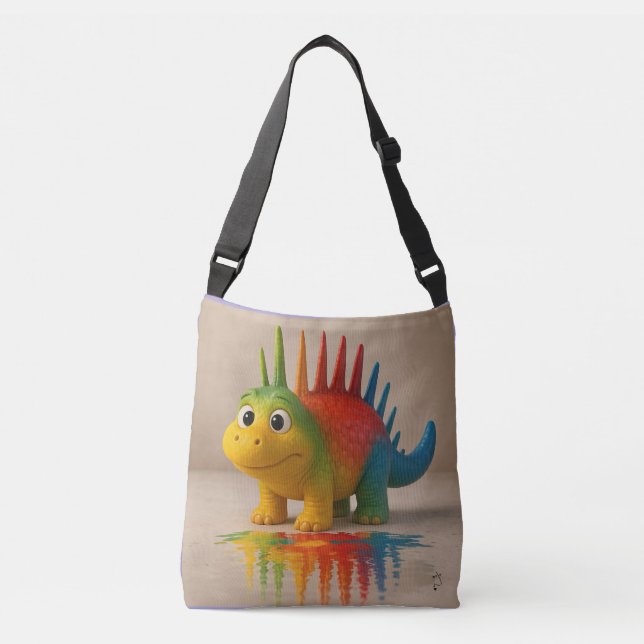 Sac Ajustable Odd Friends - Poster Rainbow Dino (Devant)