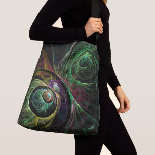 Sac Ajustable Oeil aux yeux Abstrait Art Corps croisé