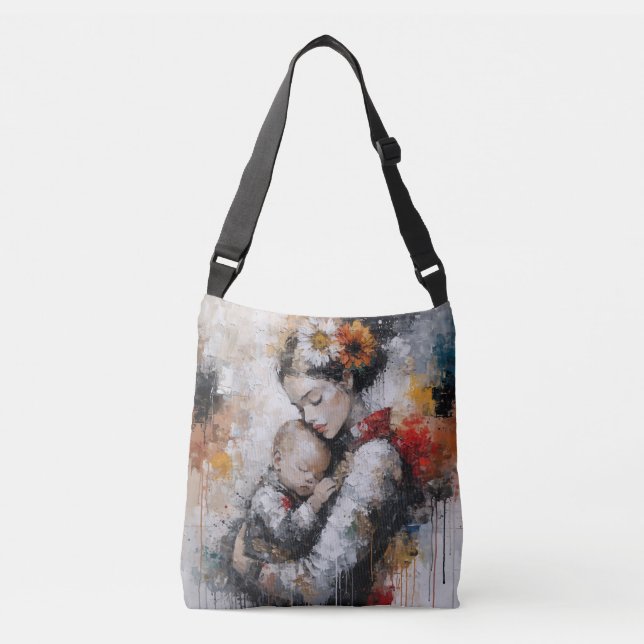 Sac Ajustable Œuvre d'art murale sur la maternité émotionnelle a (Devant)