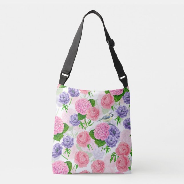 Sac Ajustable Oiseau et fleurs (Devant)