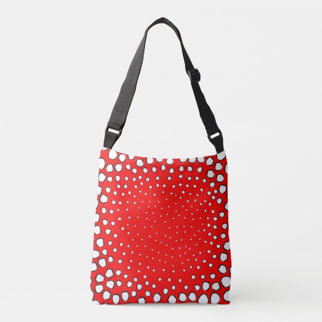 Sac Ajustable oiseau faisan rouge inspiré sans couture à motifs (Devant)