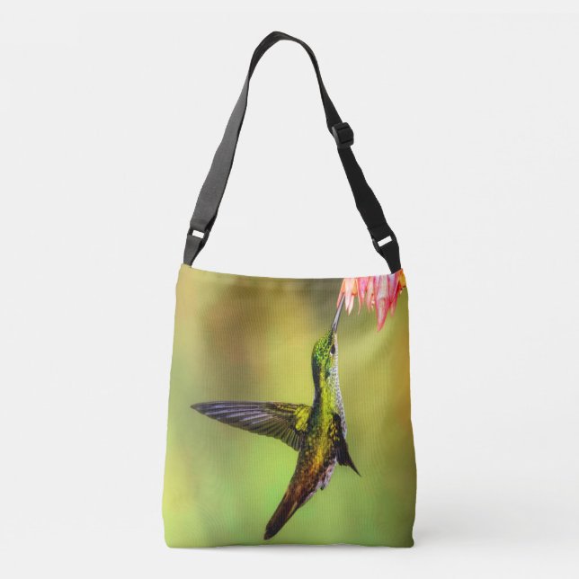 Sac Ajustable Oiseau rose de colibri (Dos)
