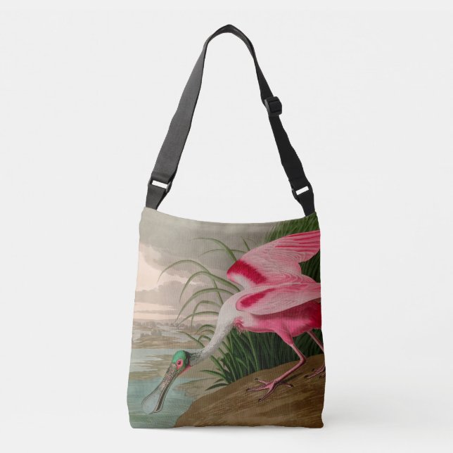 Sac Ajustable Oiseaux d'Amérique de spatule de rose Audubon Impr (Devant)