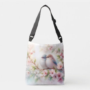 Sac Ajustable Oiseaux d'amour printaniers Fleur de cerisier Flor