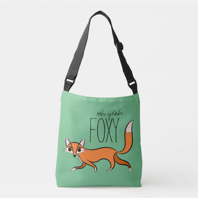 Sac Ajustable Ooh Ouais Foxy mignon Fox Slogan (Devant)