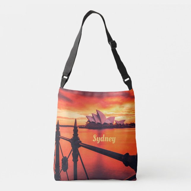 Sac Ajustable Opéra de Sydney Australie Orange Sky (Dos)