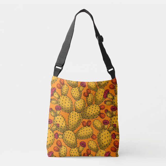 Sac Ajustable Opuntie de floraison en jaune (Devant)
