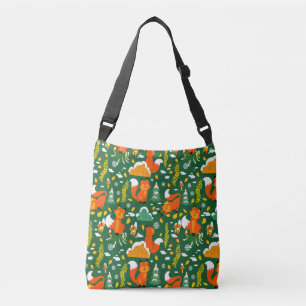 Sac Ajustable Orange Wild automne Forêt d'hiver Fox