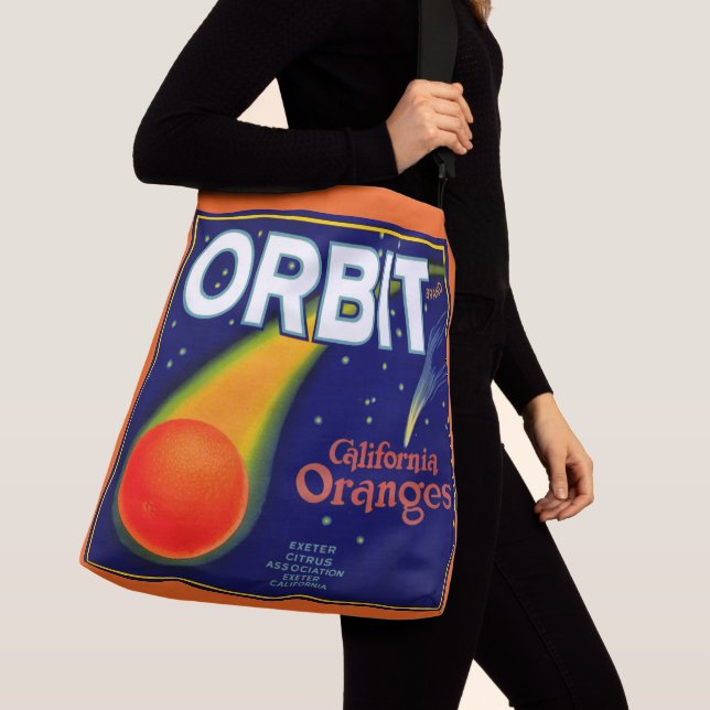 Sac Ajustable Orbite des années 1920 Crate de fruits Oranges imp (De près)