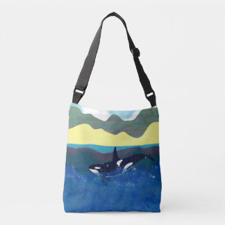 Sac Ajustable Orca dans l'océan brillant