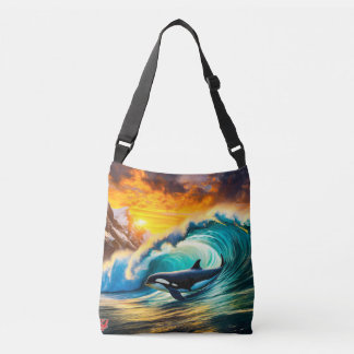 Sac Ajustable Orca Solo Wave Barrel Fun Design par Rich AMeN Gil