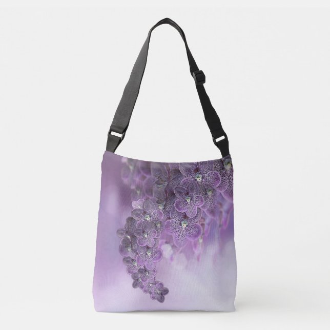 Sac Ajustable Orchidées de fleurs violettes (Devant)