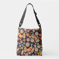Ornement vintage Folk Floral Birds