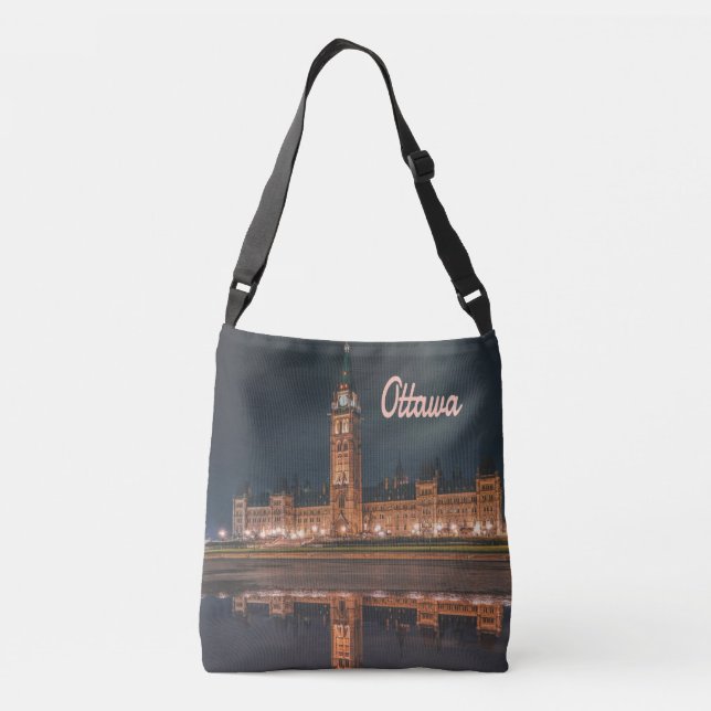 Sac Ajustable Ottawa Canada Ontario Colline du Parlement (Dos)