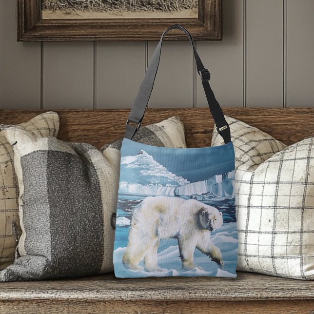 Sac Ajustable Ours polaire arctique bleu (Créateur téléchargé)