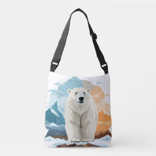 Sac Ajustable Ours polaire Vector Art Animal Majestic Nature sau