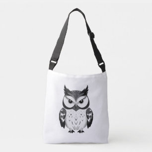 Sac Ajustable Owl Vector Graphic Art Portrait Animal Spirit Wild