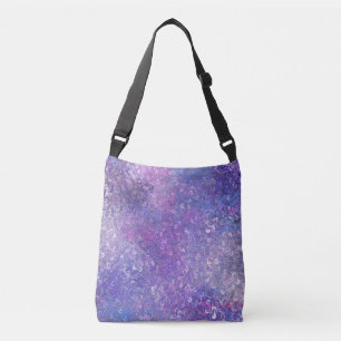 Sac Ajustable Paillettes rose et violet Bling