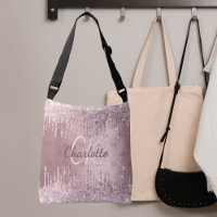 Paillettes roses élégantes et glamour en monogramm
