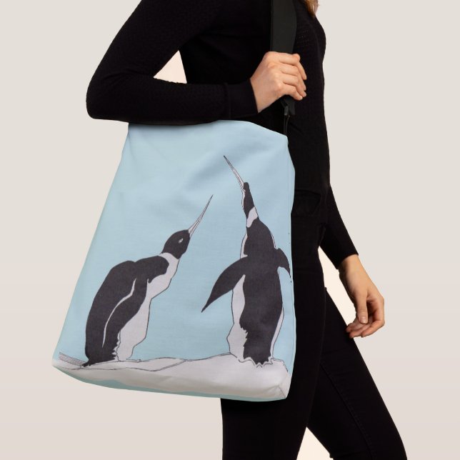 Sac Ajustable paire de pingouins (De près)